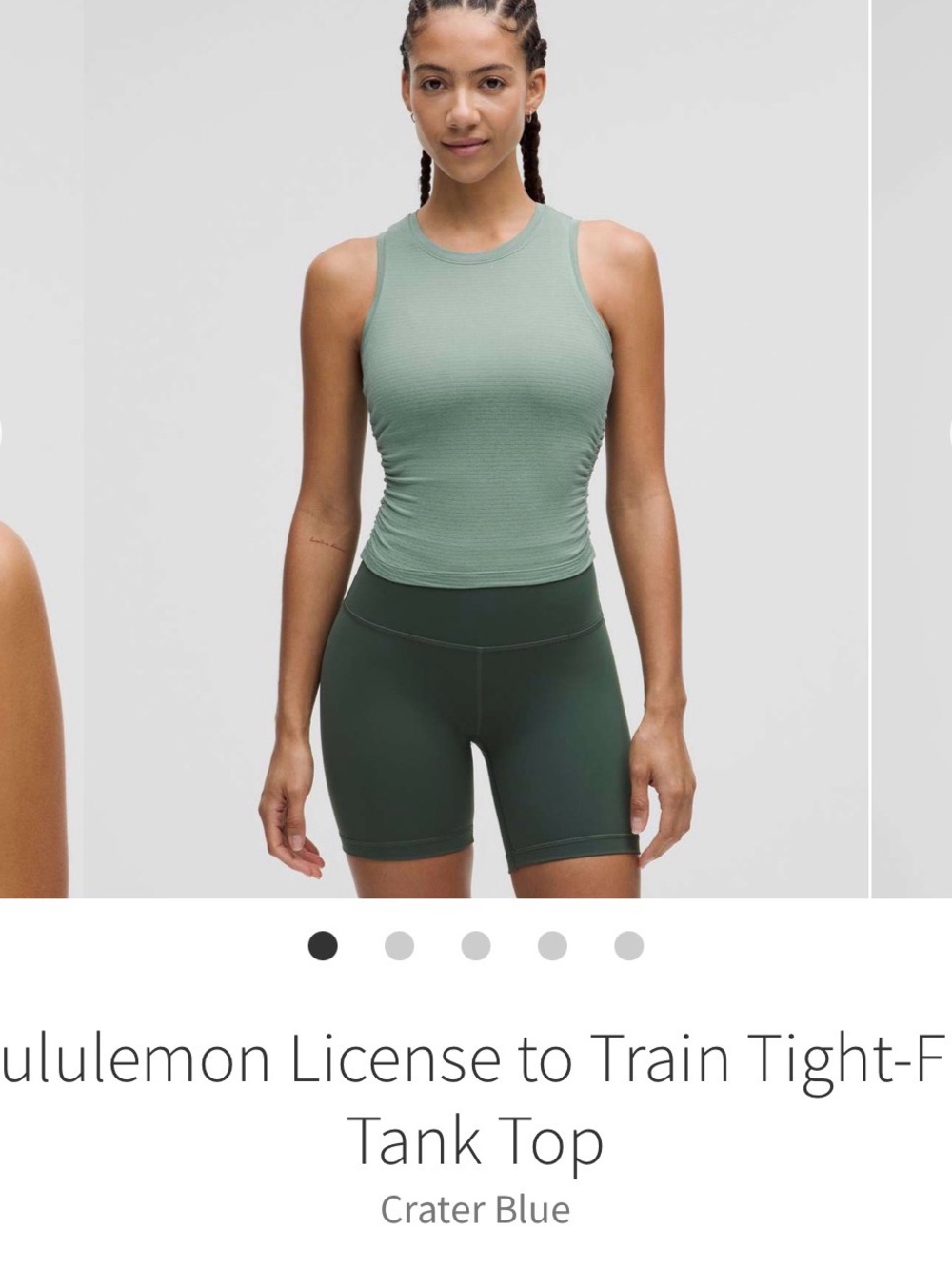 Like new Lululemon License to Train Tight Fit Tank